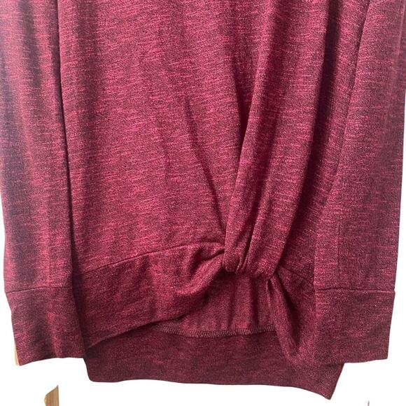 Juicy Couture Twist Hem Long Sleeve Tee Shirt Size Small - Picture 4 of 6